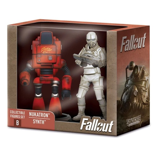 [SDC02315] Fallout Collectible Figures Set Nukatron & Synth